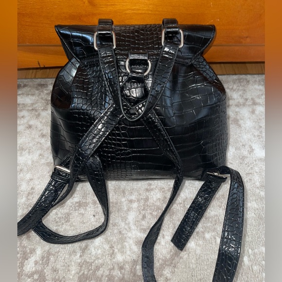 Faux Croc Backpack - Picture 3 of 3